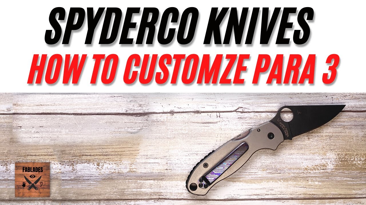 Как правильно прокачать карманный нож Spyderco Para 3. Полный обзор Fablades