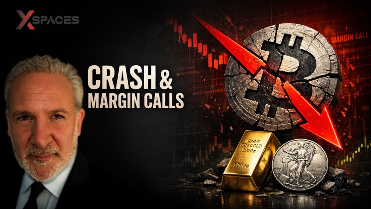 Bitcoin crash; margin liquidation, gold, silver, and related equities.