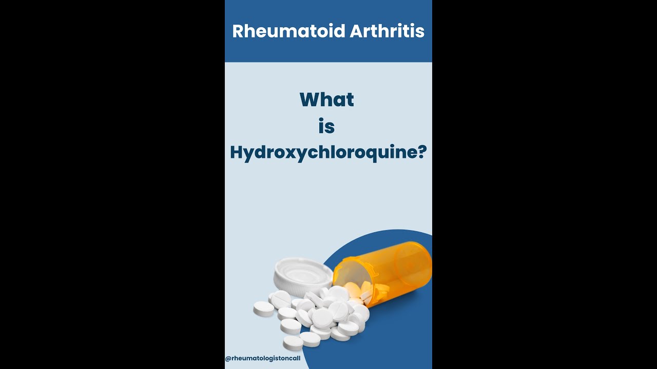 Hydroxychloroquine fir Rheumatoid Arthritis ? #rheumatoidarthritis #plaquenil #hydroxycloroquine