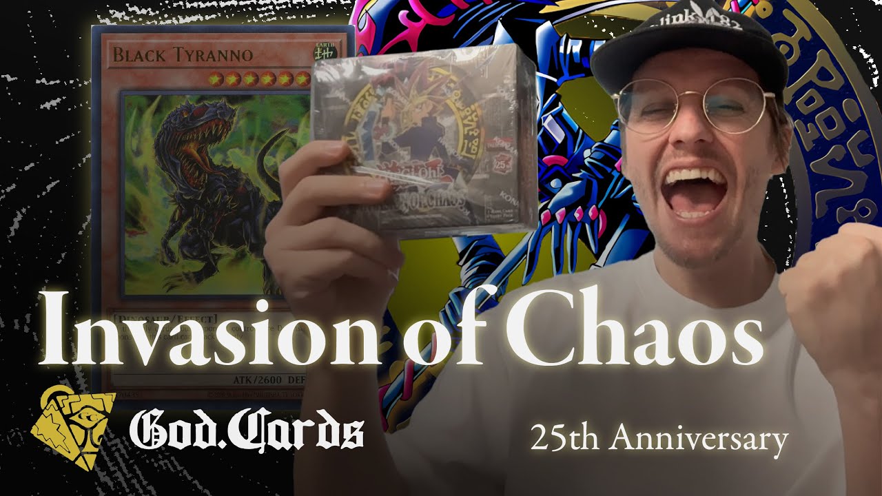 Yu-Gi-Oh! Invasion of Chaos - 25th Anniversary Unboxing + 2002 1ST EDITION PACKS!