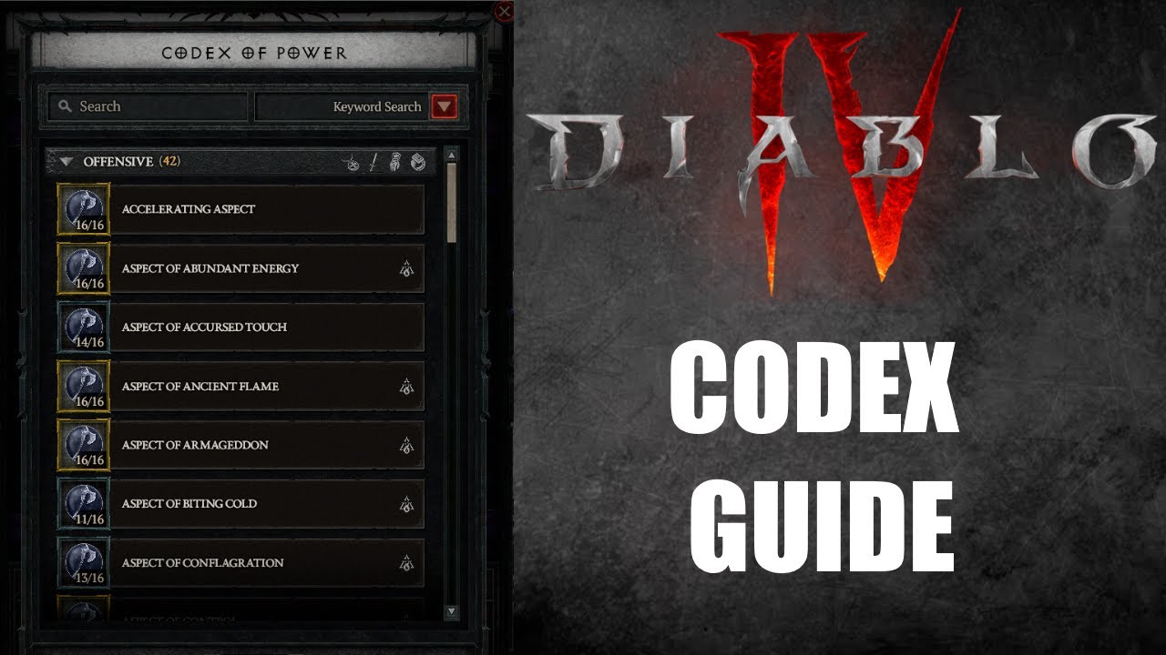 Diablo 4 Codex of Power Guide!