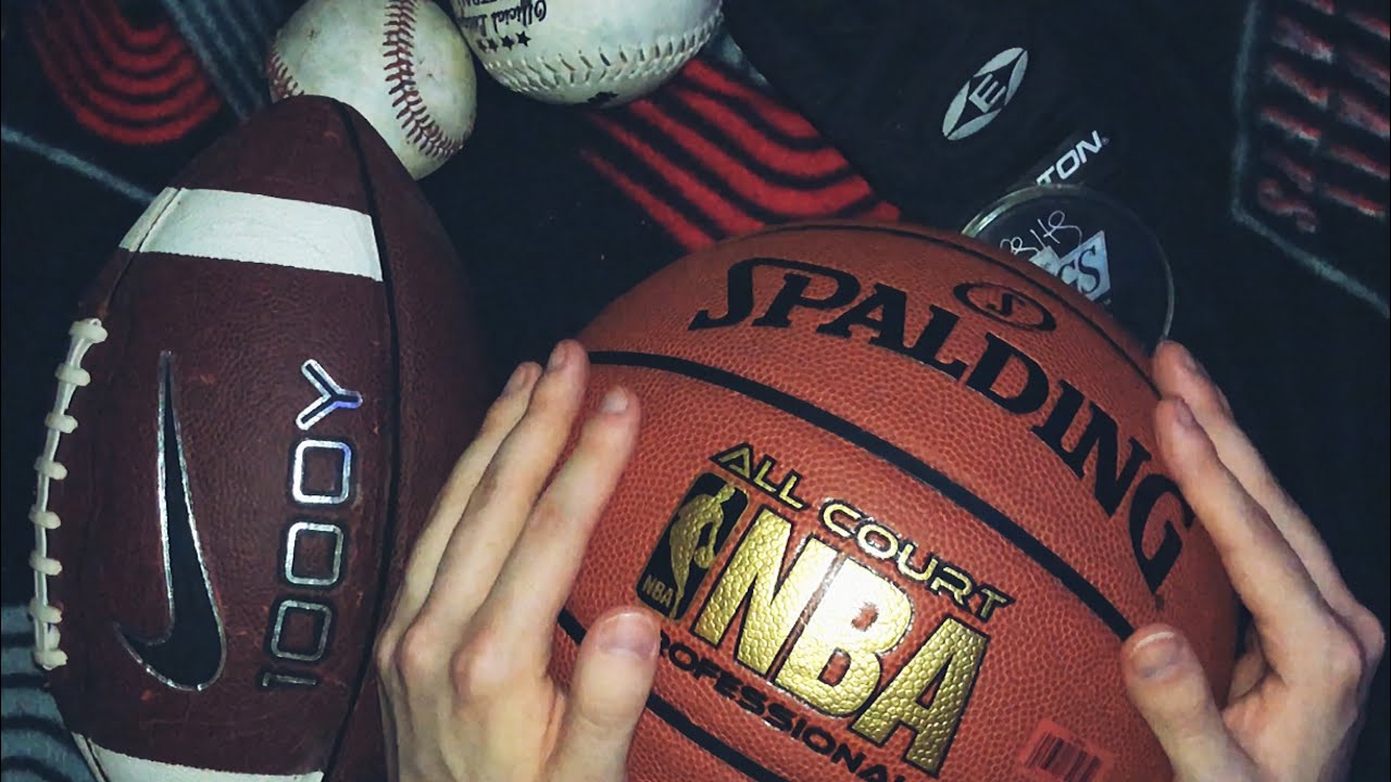 (ASMR) Sports Ball Tapping And Scratching Sounds/No Talking 😶