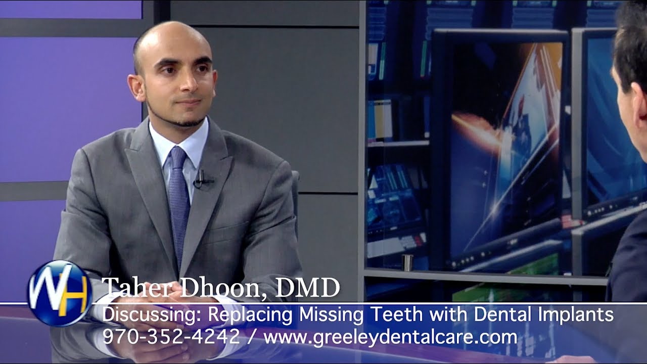 Replacing Missing Teeth with Dental Implants with Greeley, CO dentist Taher Dhoon, DMD