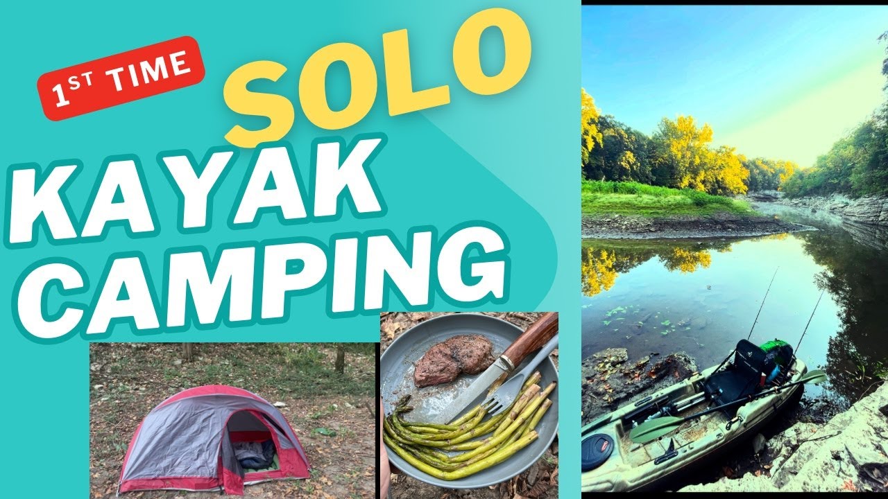 FIRST TIME SOLO KAYAK CAMPING (How Hard Can It Be)