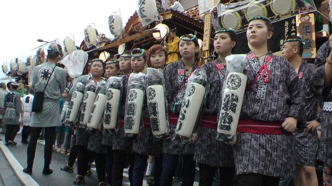 巡行祭　イオン前で叩き合い　関東一の祇園　熊谷うちわ祭2016　２日目　00208