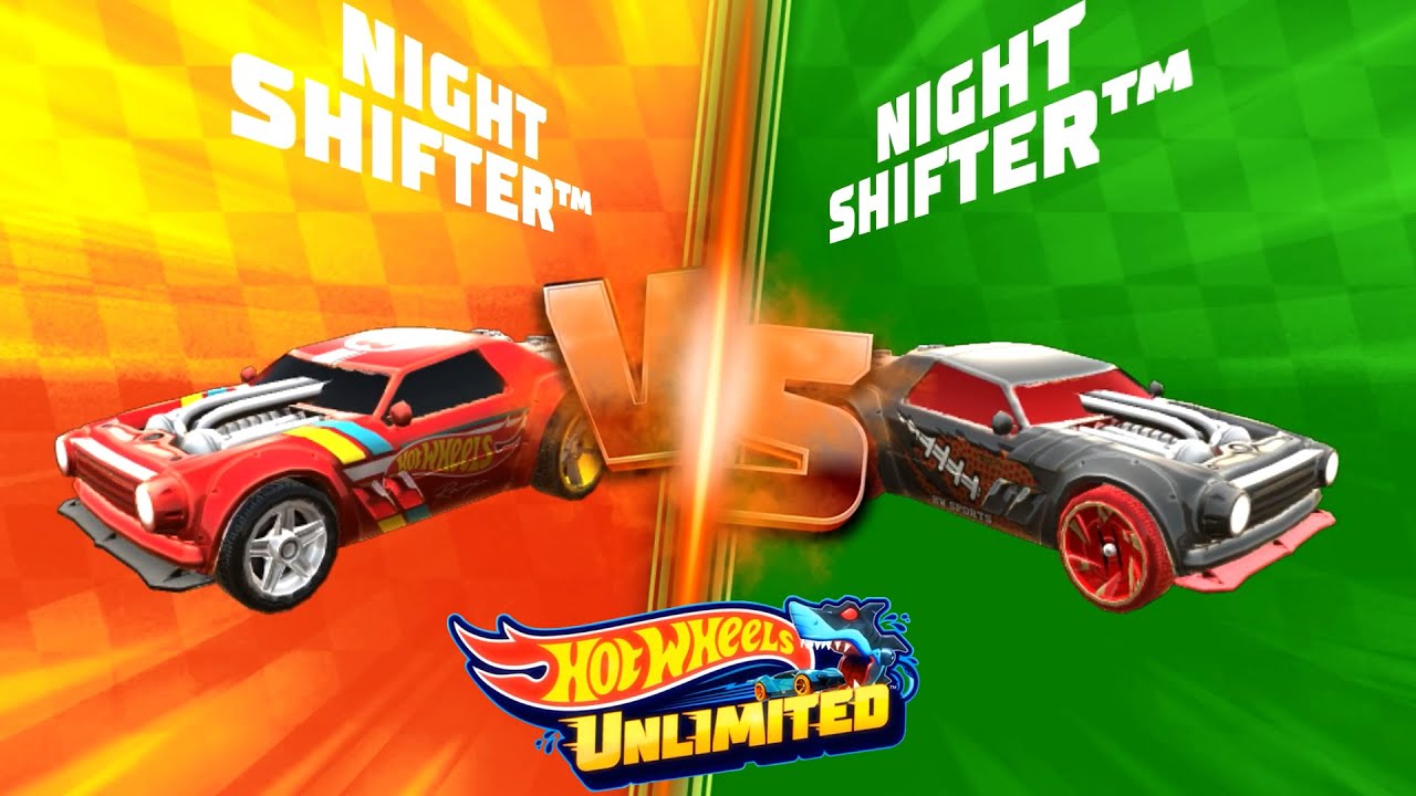 HOT WHEELS UNLIMITED 2 - Night Shifter Vs Night Shifter In World Tracks
