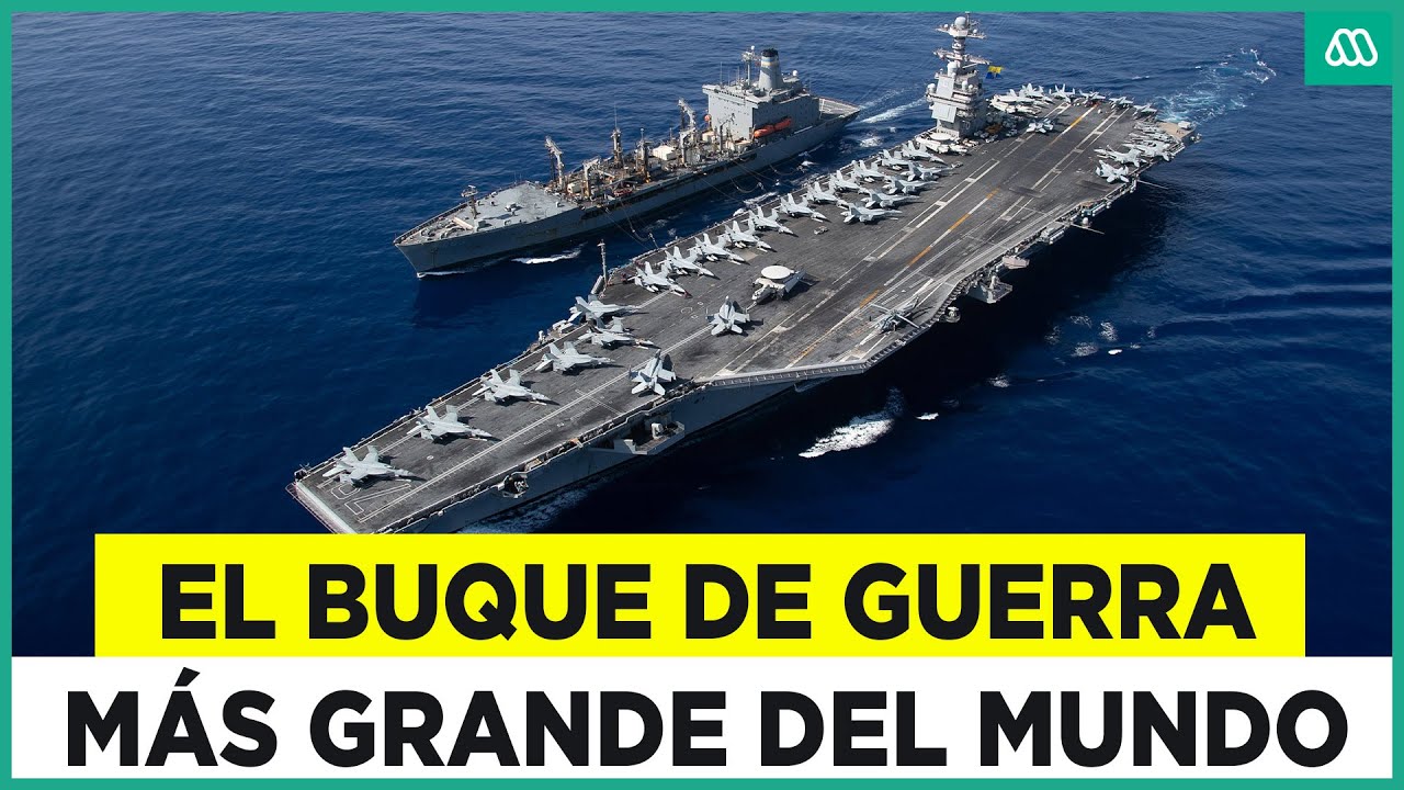 Estados Unidos moviliza su flota frente a Venezuela: Portaviones USS Gerald Ford rumbo al caribe