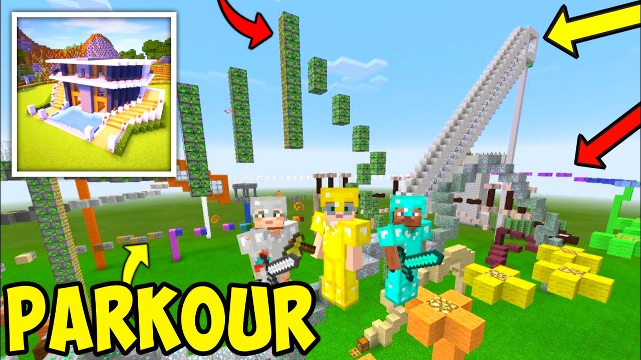 Multiplayer Parkour In Craft World 2024 Gameplay Walkthrough | Craft World - Master Block 3d