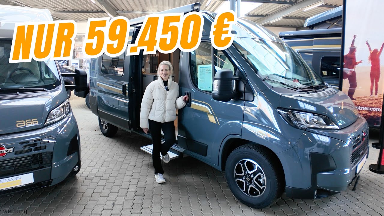 Luxus Wohnmobil Campervan 59.450 €! 🔥 Campervan Bürstner B66 C 600 Neuheit 2026