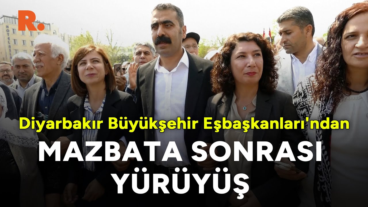 Diyarbakır Büyükşehir Eşbaşkanları'ndan mazbata sonrası yürüyüş