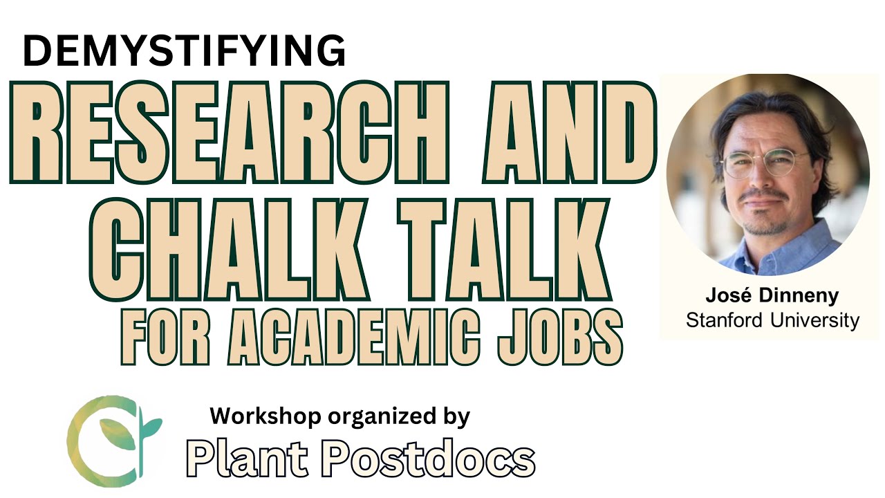 Demystifying the Research and Chalk Talk | Plant Postdocs