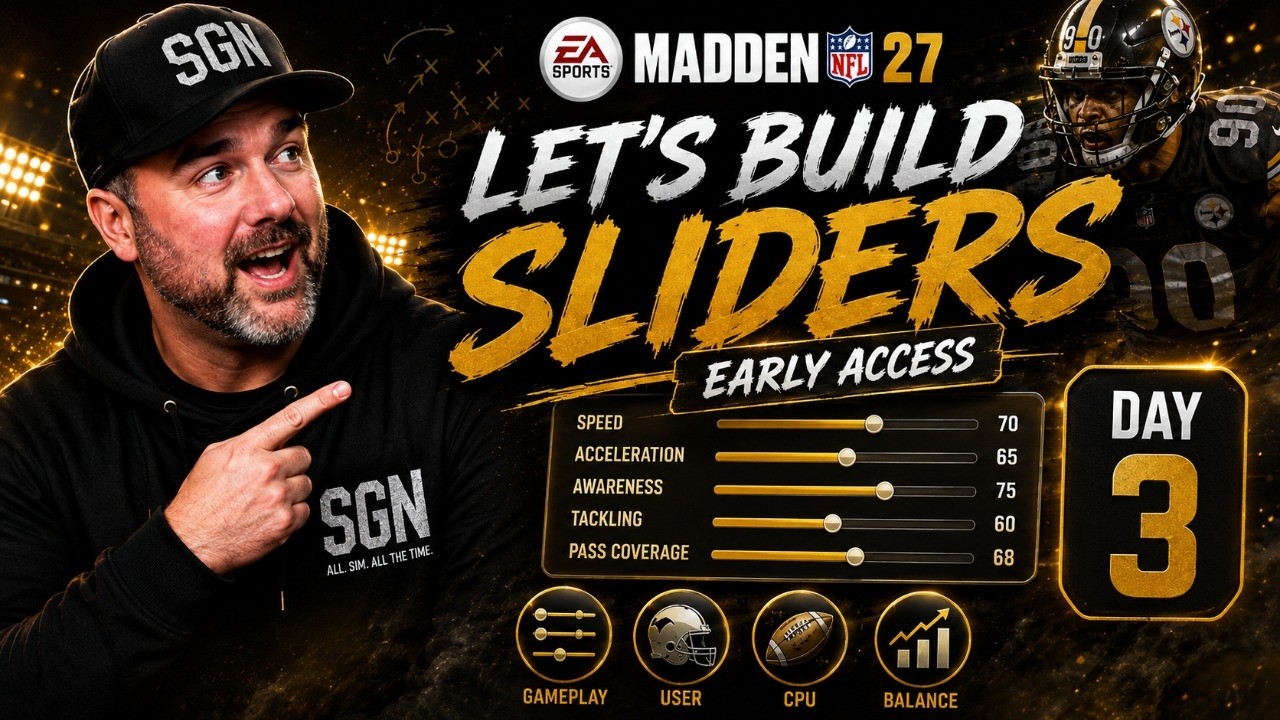 🔴Madden 27 Early Access | Franchise Slider Testing