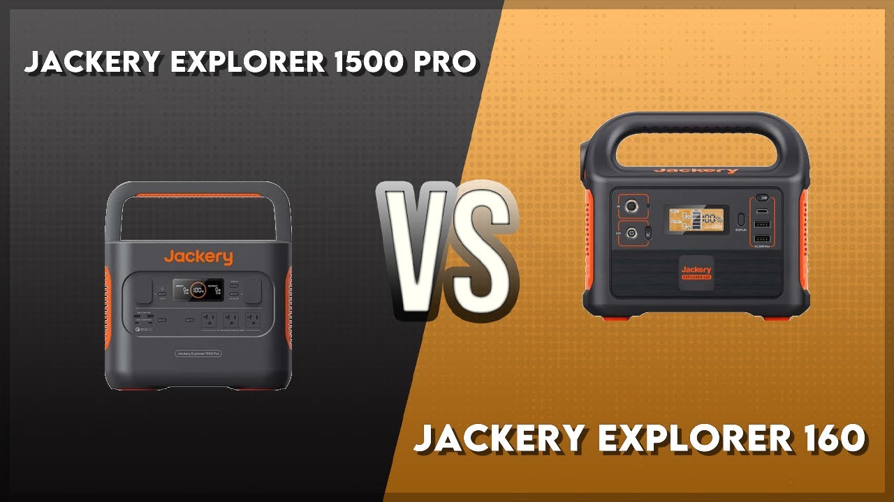 Jackery Explorer 1500 Pro vs Jackery Explorer 160 Technical Comparison