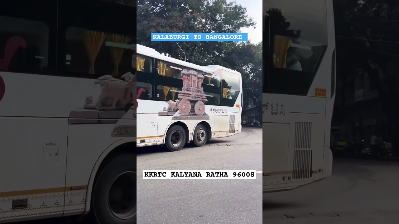 KKRTC KALYANA RATHA 🦣 KALABURGI TO BANGALORE ⛳9600 FULL SLEEPER VOLVO 
