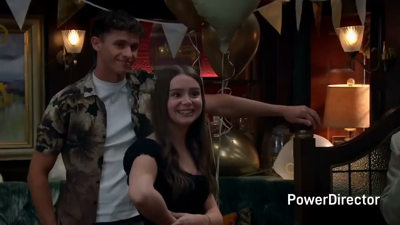 Emmerdale - Sarah and Jacob's Engagement Party and Charity Discover She Is Bleeding (6/8/25)