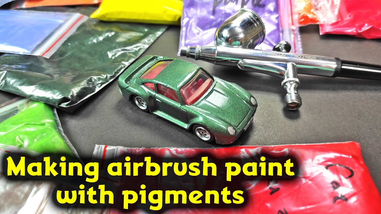 In Search of Color #01 - Making acrylic paint for airbrush with mica pigments