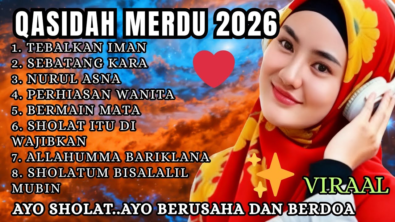 SEBATANG KARA - NURUL ASNA ✨️LAGU QOSIDAH MERDU PENYEJUK HATI/ SERING DICARI ENAK DIDENGAR 