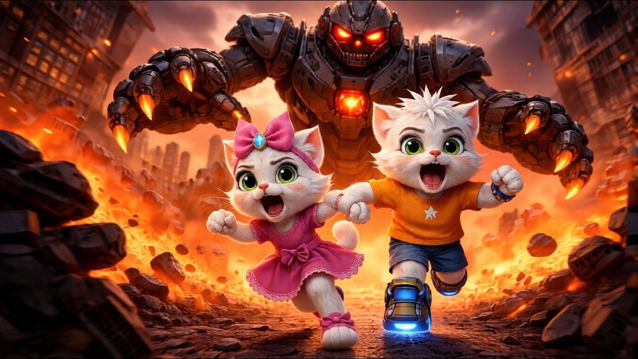 Chiku Phasi Robot Ke Duniya Main 😱 | Billi Ke Bacche 🐱