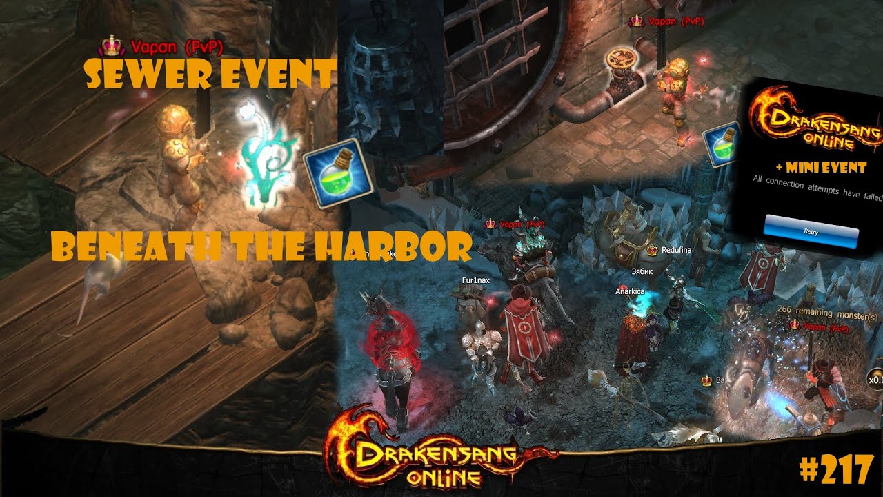 Drakensang Online - Sewer's beneath the Harbor & Mini Event [Sewer-Event]