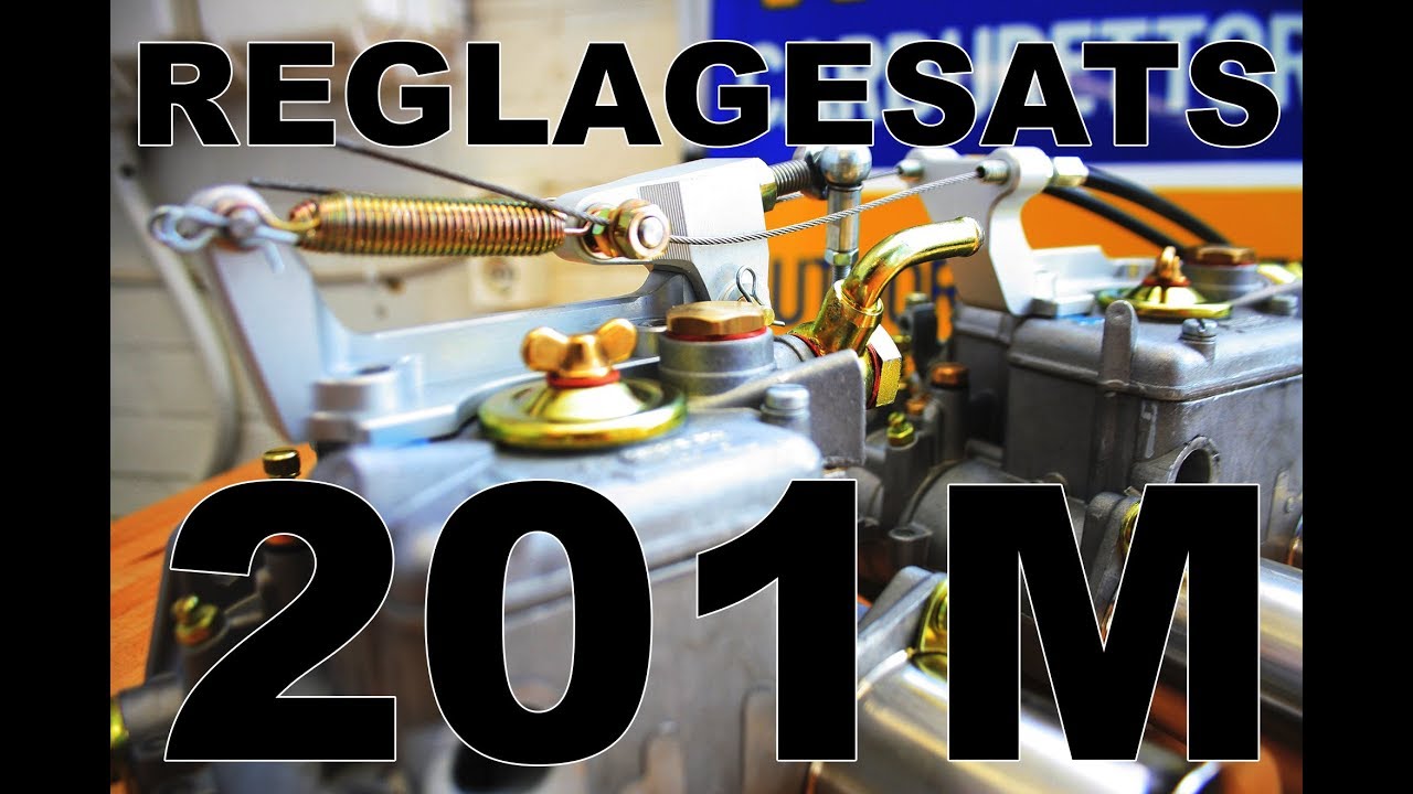 Dubbellänkage för DCOE/DCO-förgasare