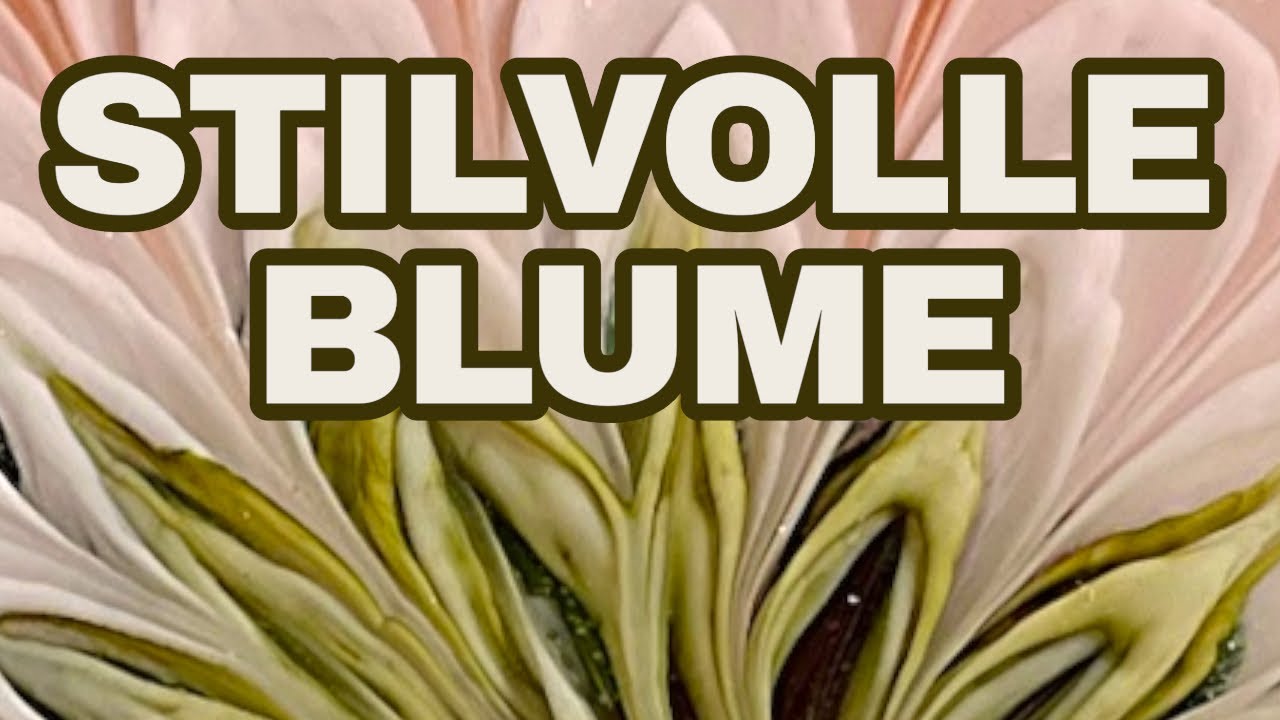 #761 DE: WILLST DU auch so eine STILVOLLE Blume kreieren?! | #resinart 
