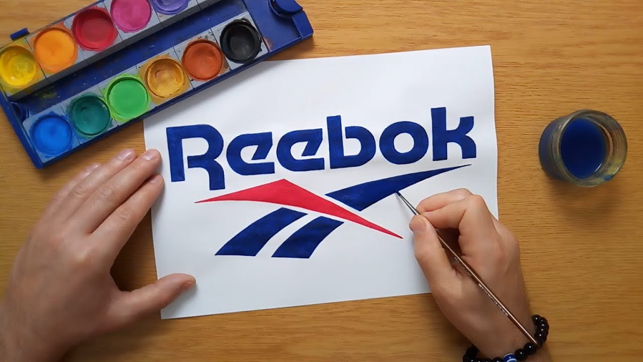 How to draw a Reebok logo - Reebok Classics