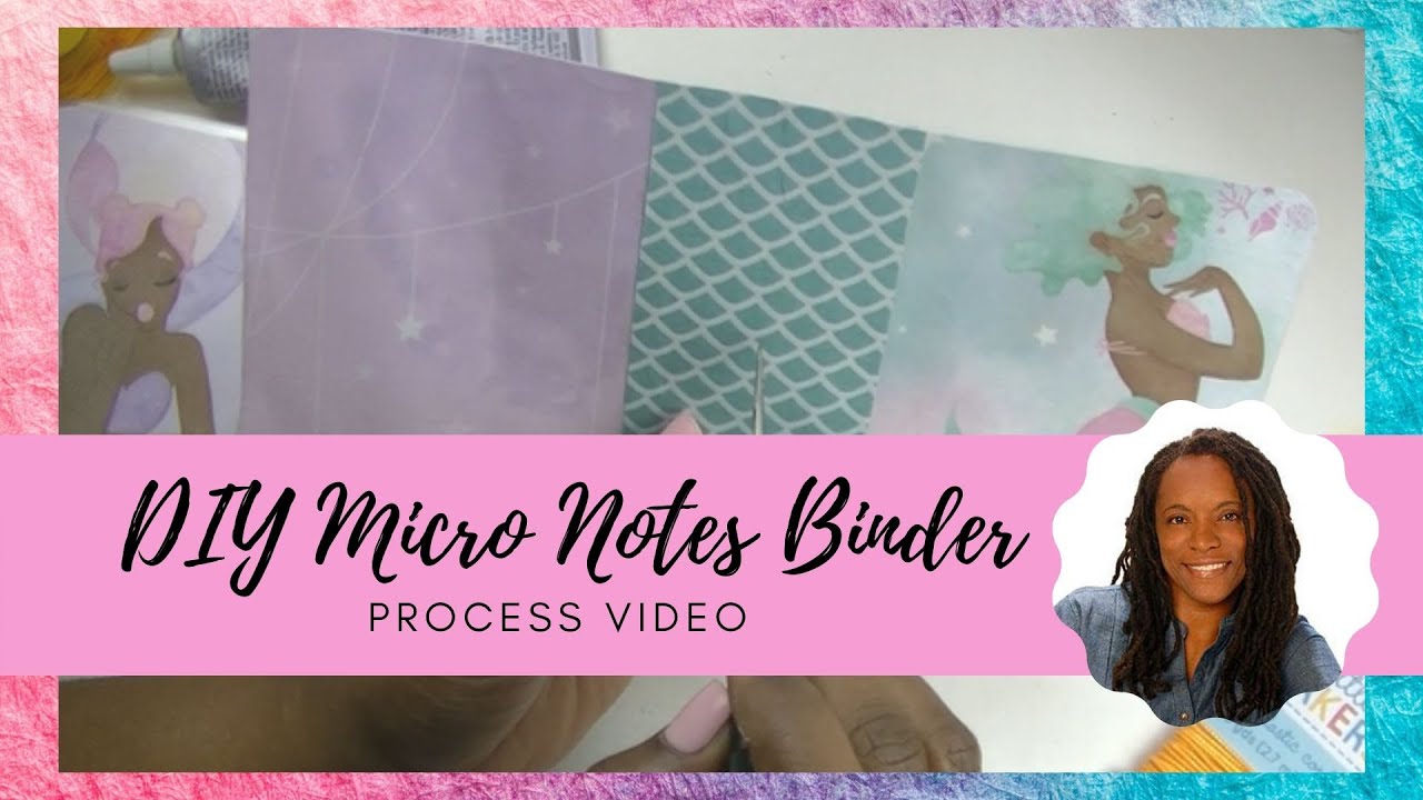 DIY Micro Notes  || Binder Cover || ft. Michael's Paper Pad