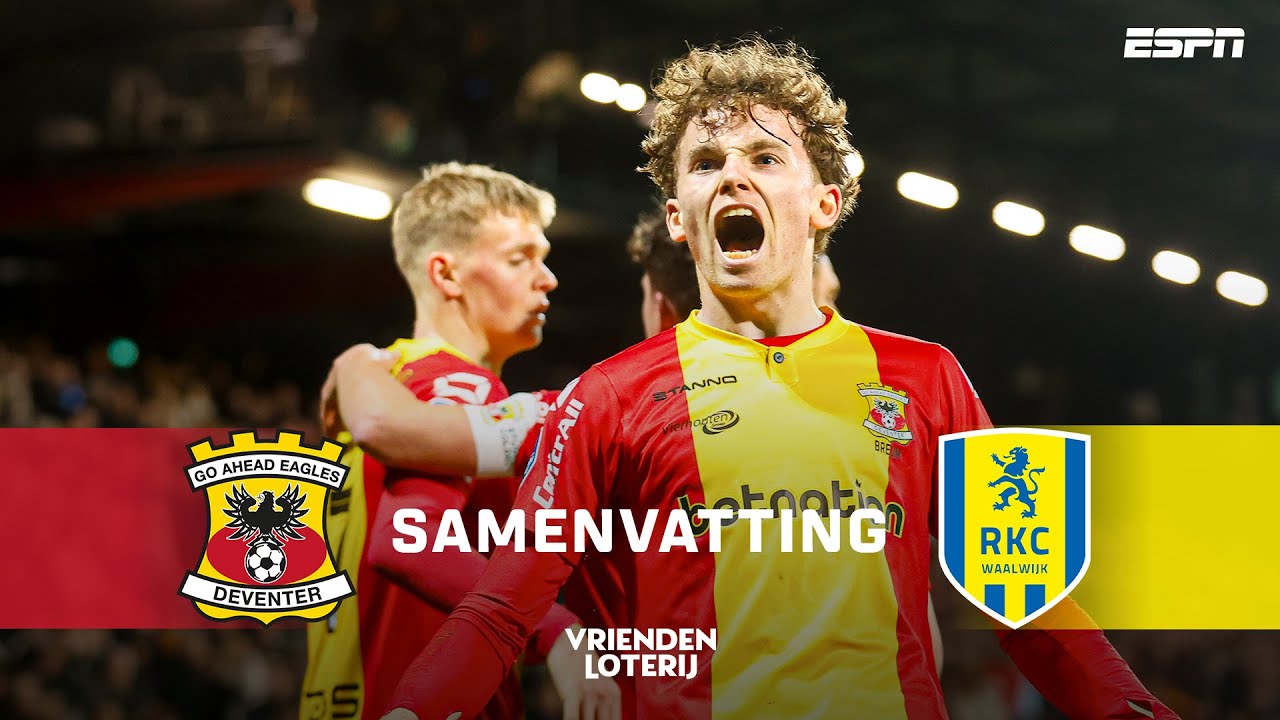 🦅🟡 KANSENREGEN voor GO AHEAD EAGLES tegen uitblinkende ETIENNE VAESSEN | Samenvatting Go Ahead - RKC