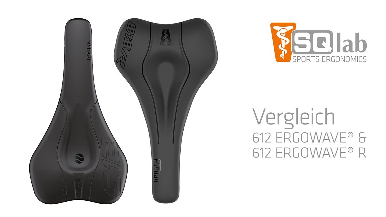 SQlab 612 ERGOWAVE&reg; & 612 R - Vergleich der S&auml;ttel