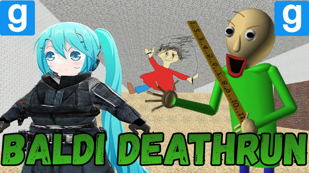 Baldi's Gmod DEATHRUN Drove us INSANE! (Garry's Mod Funny Moments)