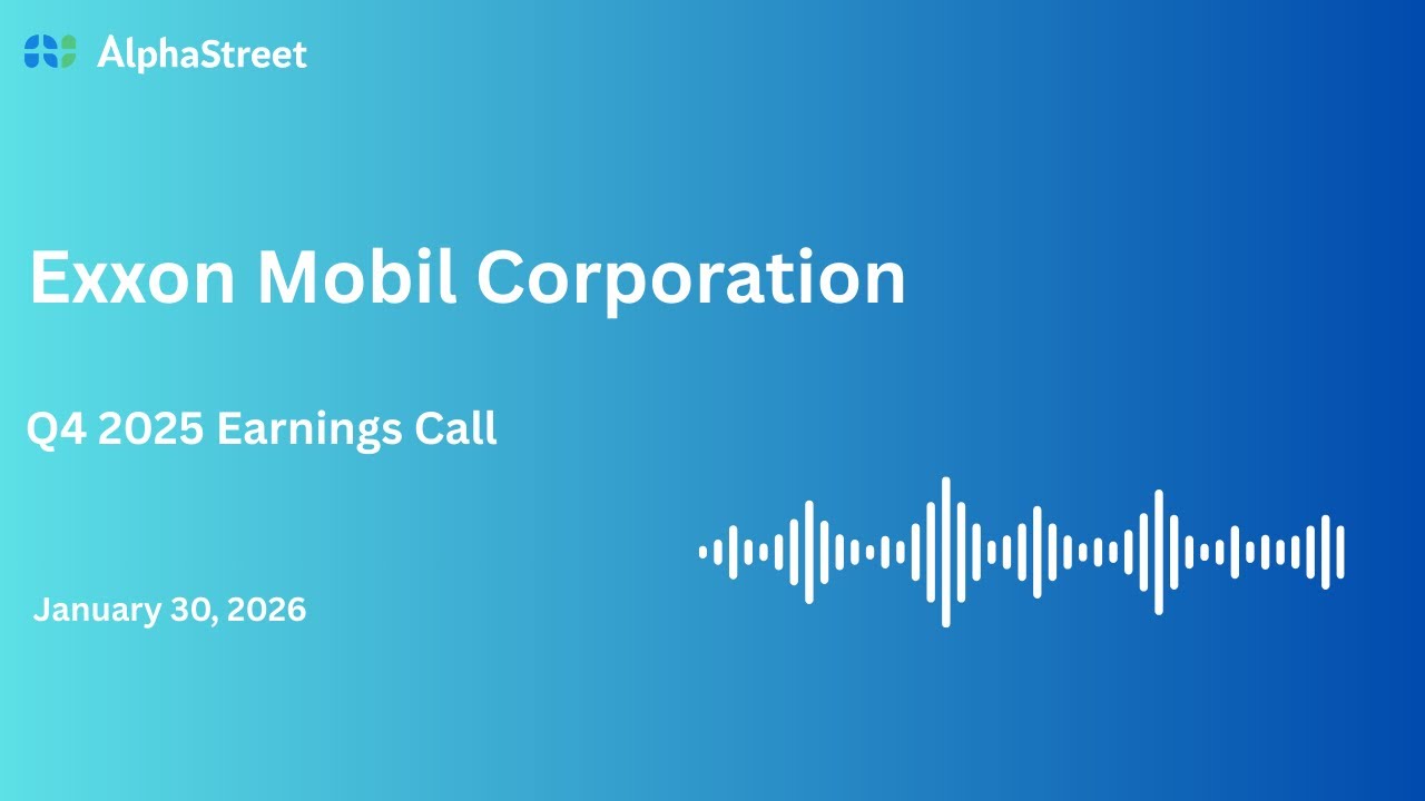 XOM Stock | Exxon Mobil Corporation Q4 2025 Earnings Call