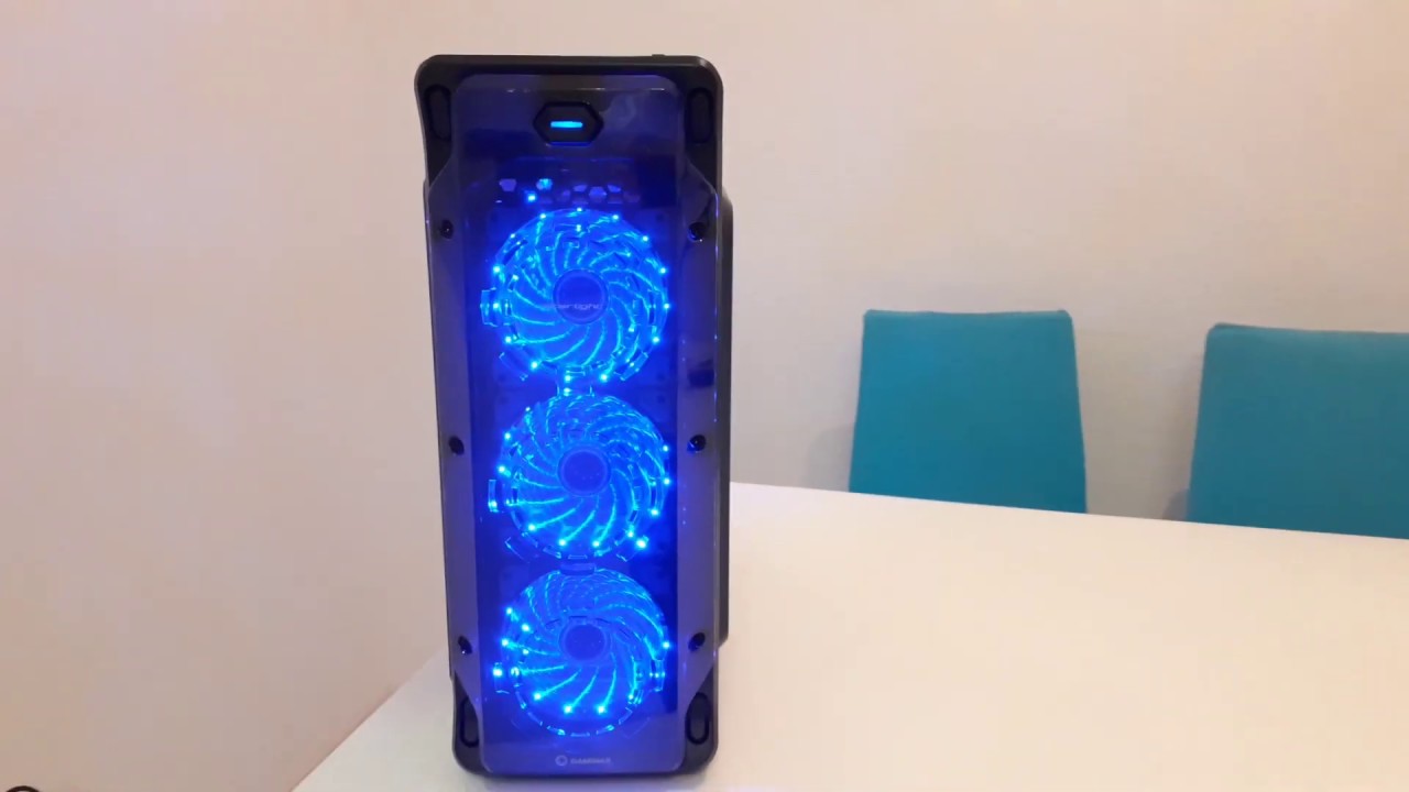 Огляд Корпус Gamemax StarLight B-Blue