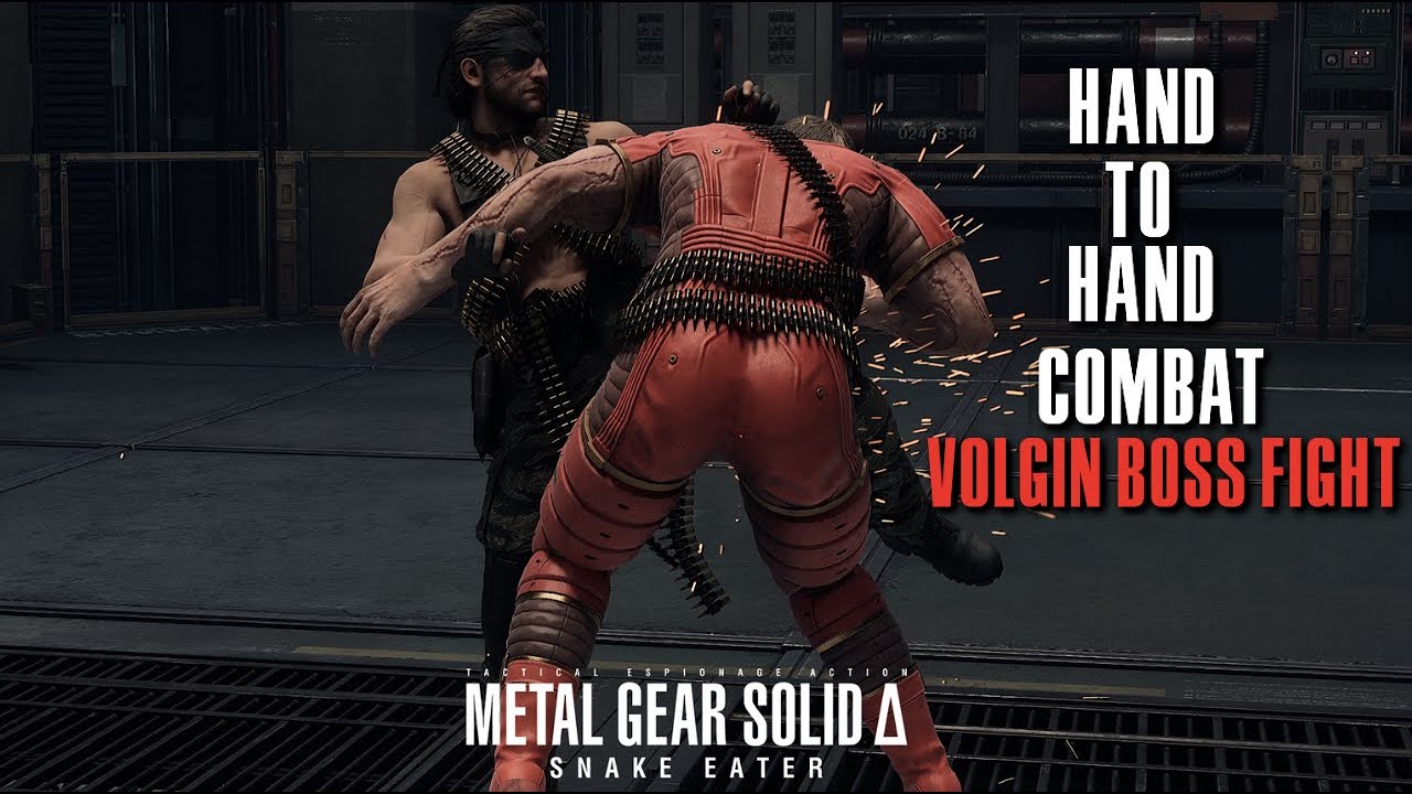Hand To Hand Volgin Boss With Epic BGM | NO Damage | CQC ONLY | EU EXTREME | Metal Gear Solid Delta
