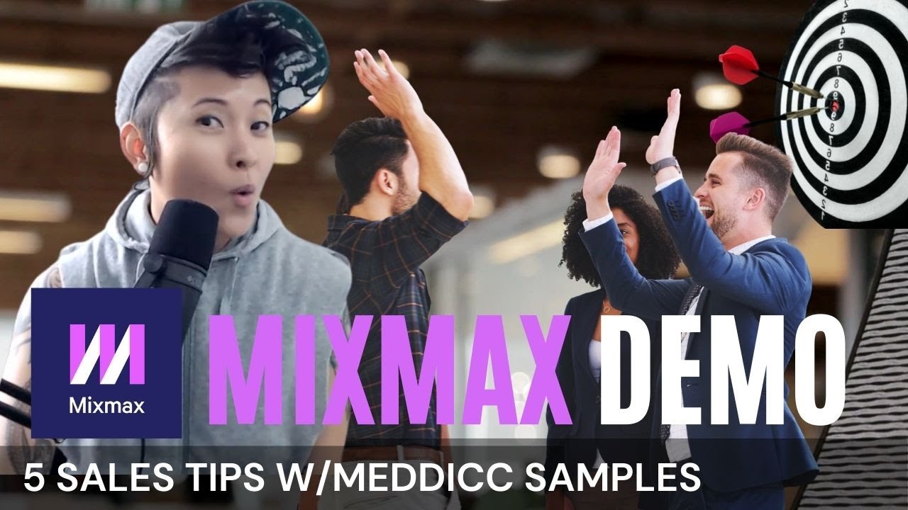 MIXMAX Demo + How to use the MEDDICC methodology | Sales tips/training for beginners & entrepreneurs