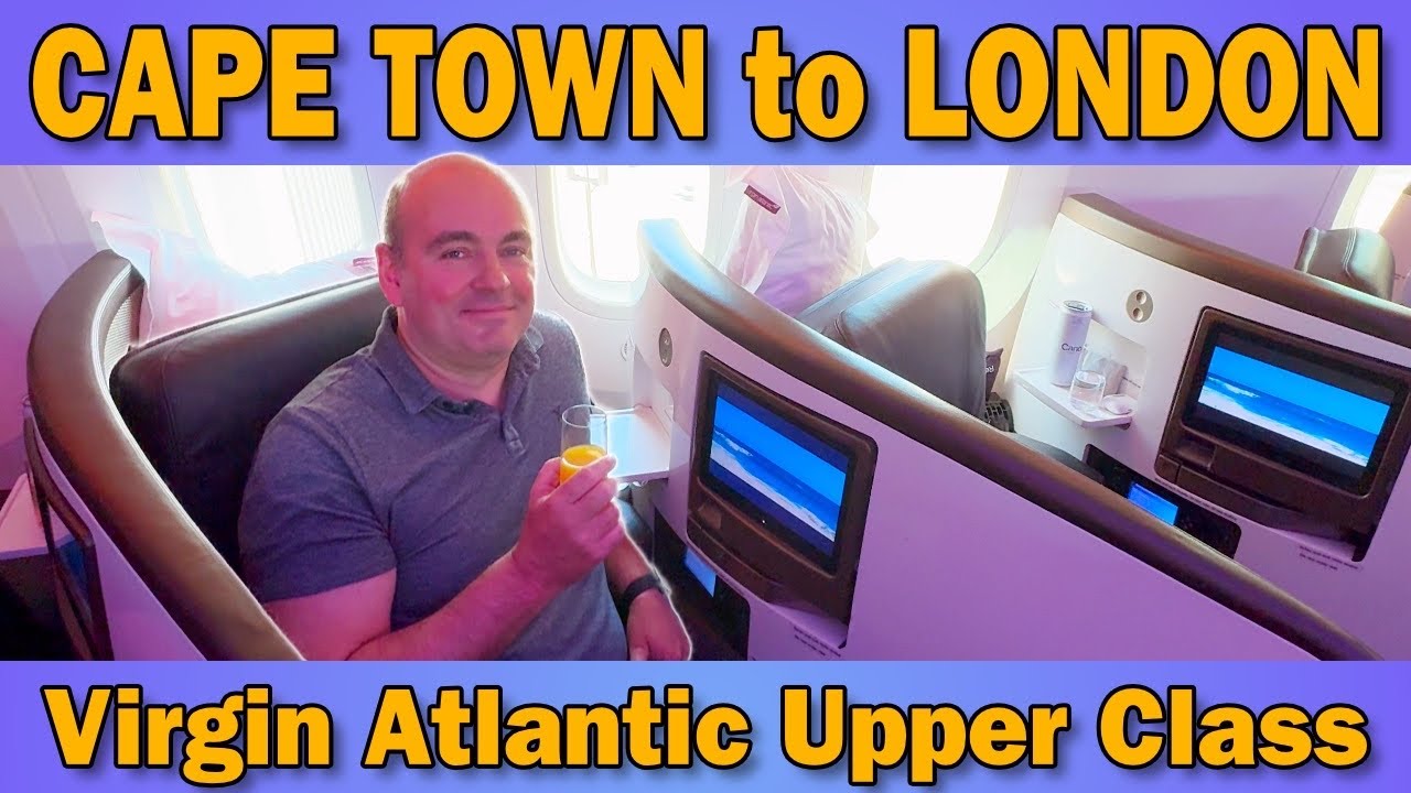 Из Кейптауна в Лондон рейсом Virgin Atlantic в высшем классе 🛩️