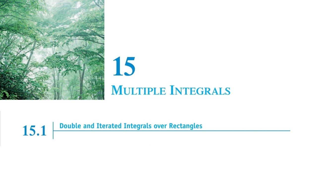 Multivariable Calculus| sec: 15.1 [Double and Iterated Integrals over Rectangles]