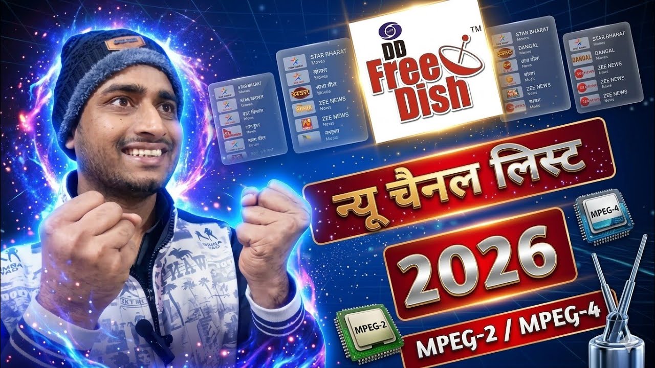 डीडी फ्री डिश न्यू चैनल लिस्ट 1 अप्रैल 2026 ✅ || Channel List || DD Free Dish New Update Today