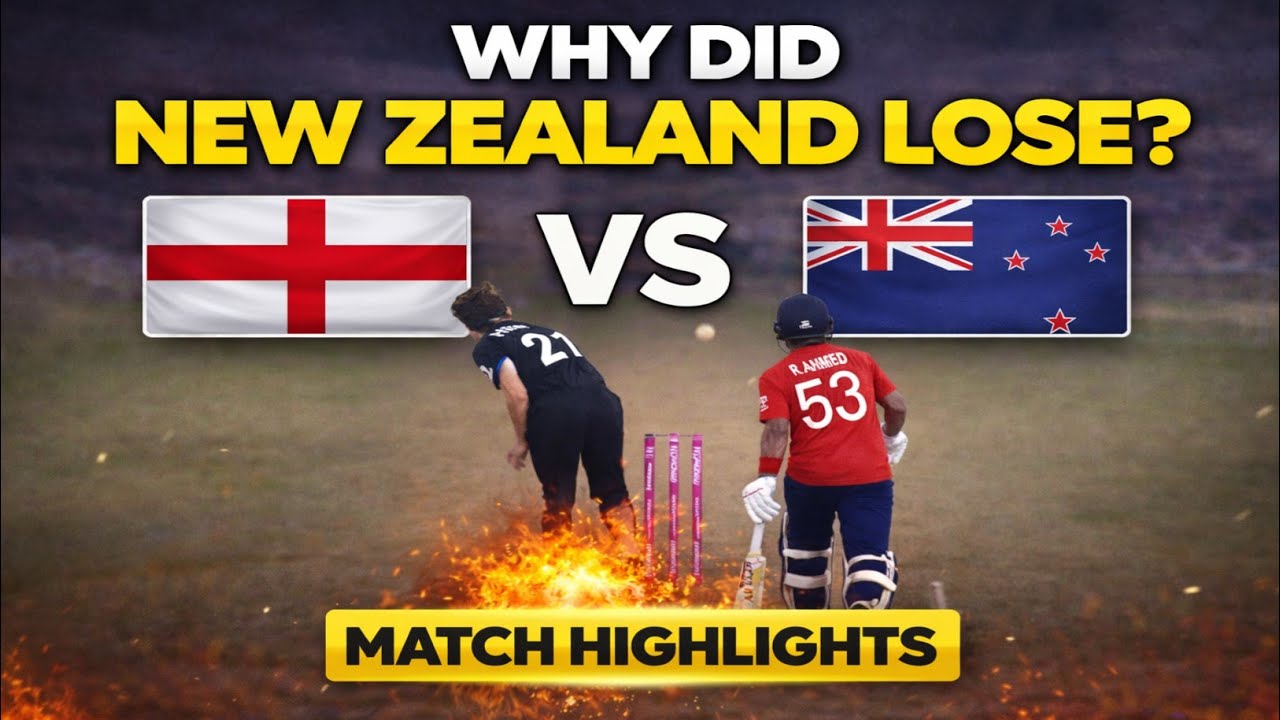 Why did New Zealand lose against England? || england vs new zealand highlights || eng vs nez match
