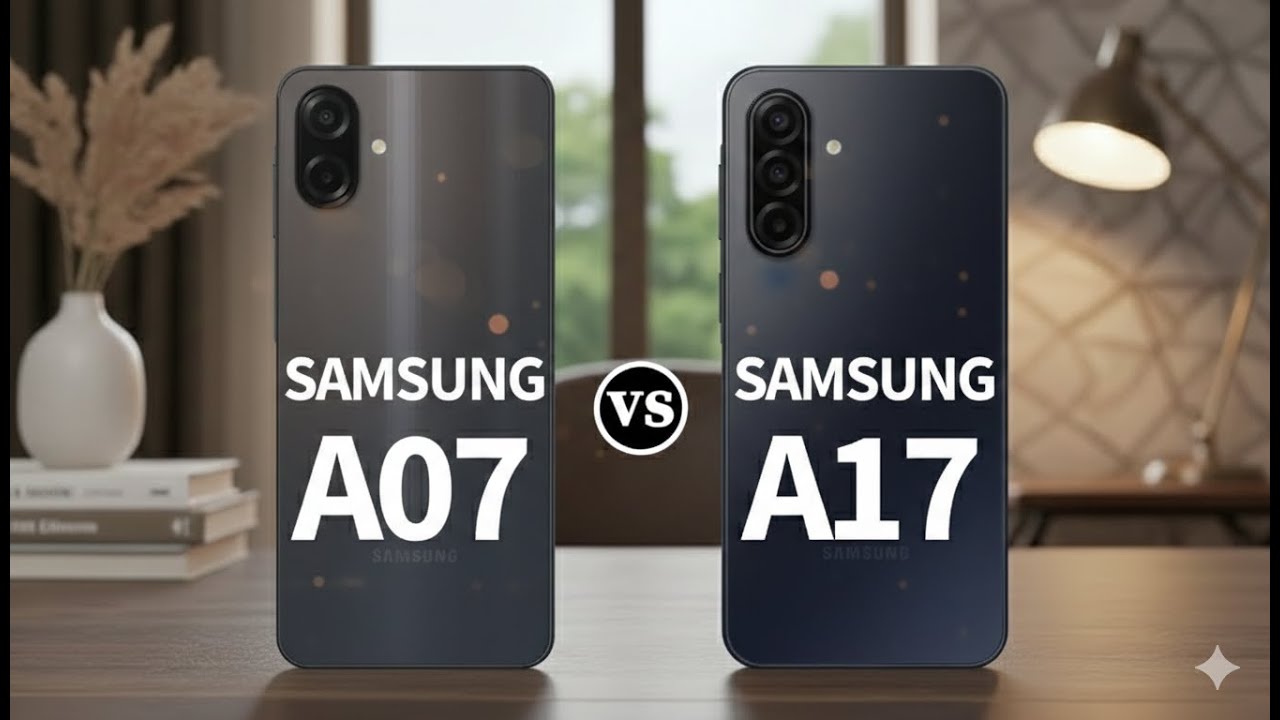 A07 vs A17: Full Comparison – Display, Camera, Performance & Battery