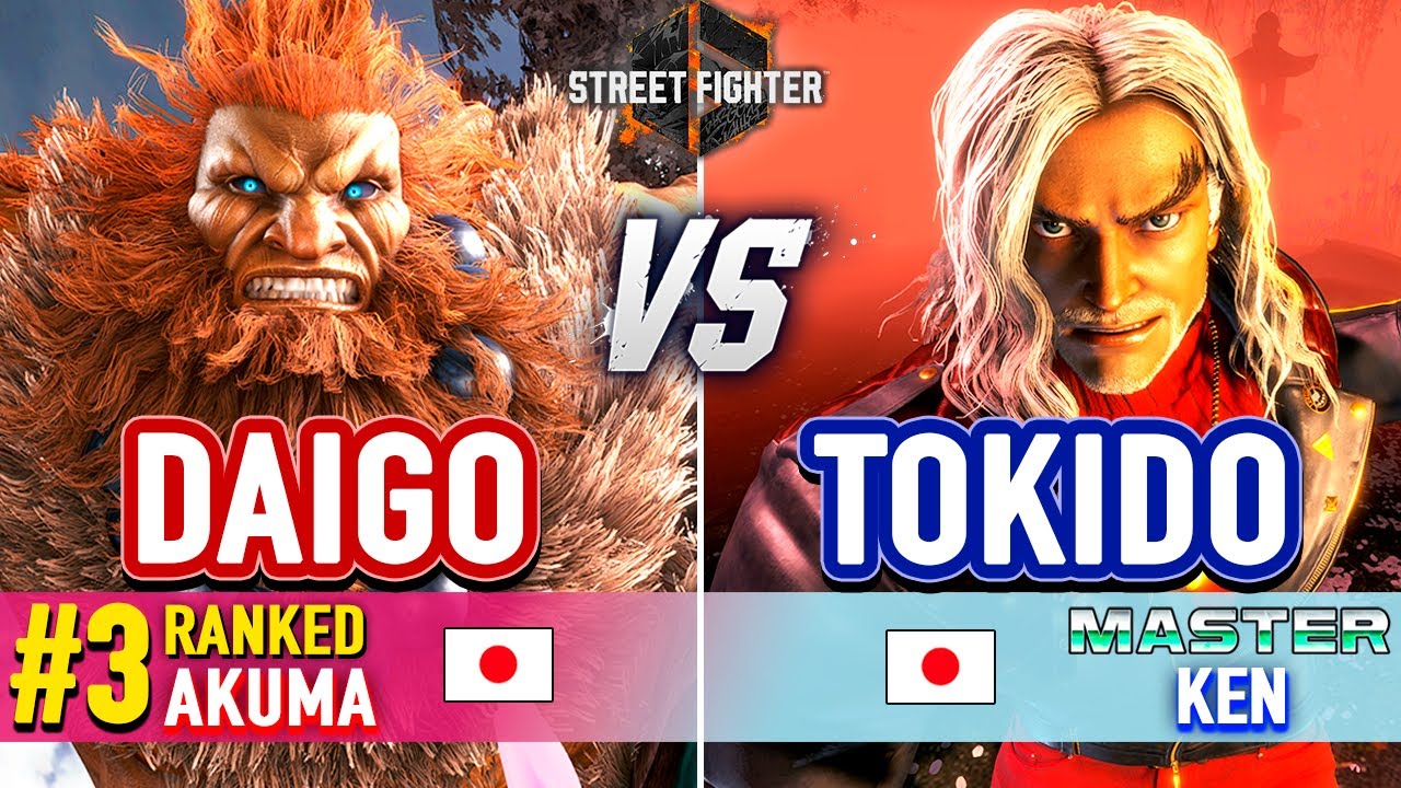 SF6 🔥 DAIGO (#3 Ranked Akuma) vs TOKIDO (Ken) 🔥 Street Fighter 6 High Level Gameplay
