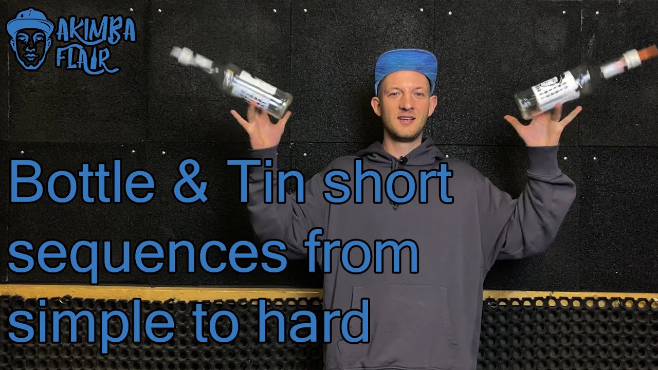 Bottle & tin flair catching variations from simple to hard