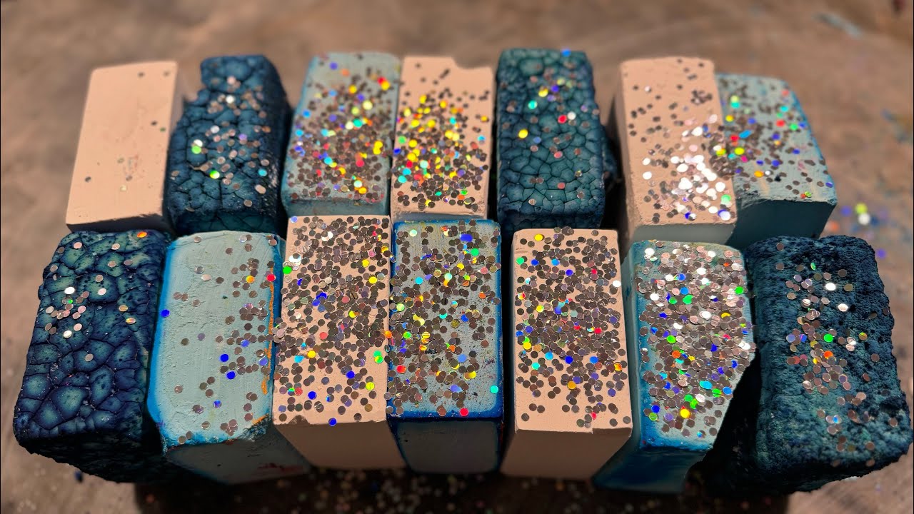 Dyed and plain BMA chalk