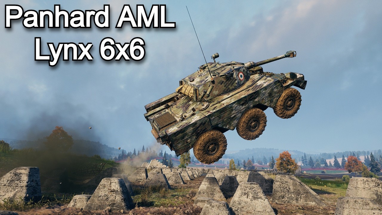 ТАНК-ПОПРЫГУН🤪Panhard AML Lynx 6x6. Аккаунт без доната.