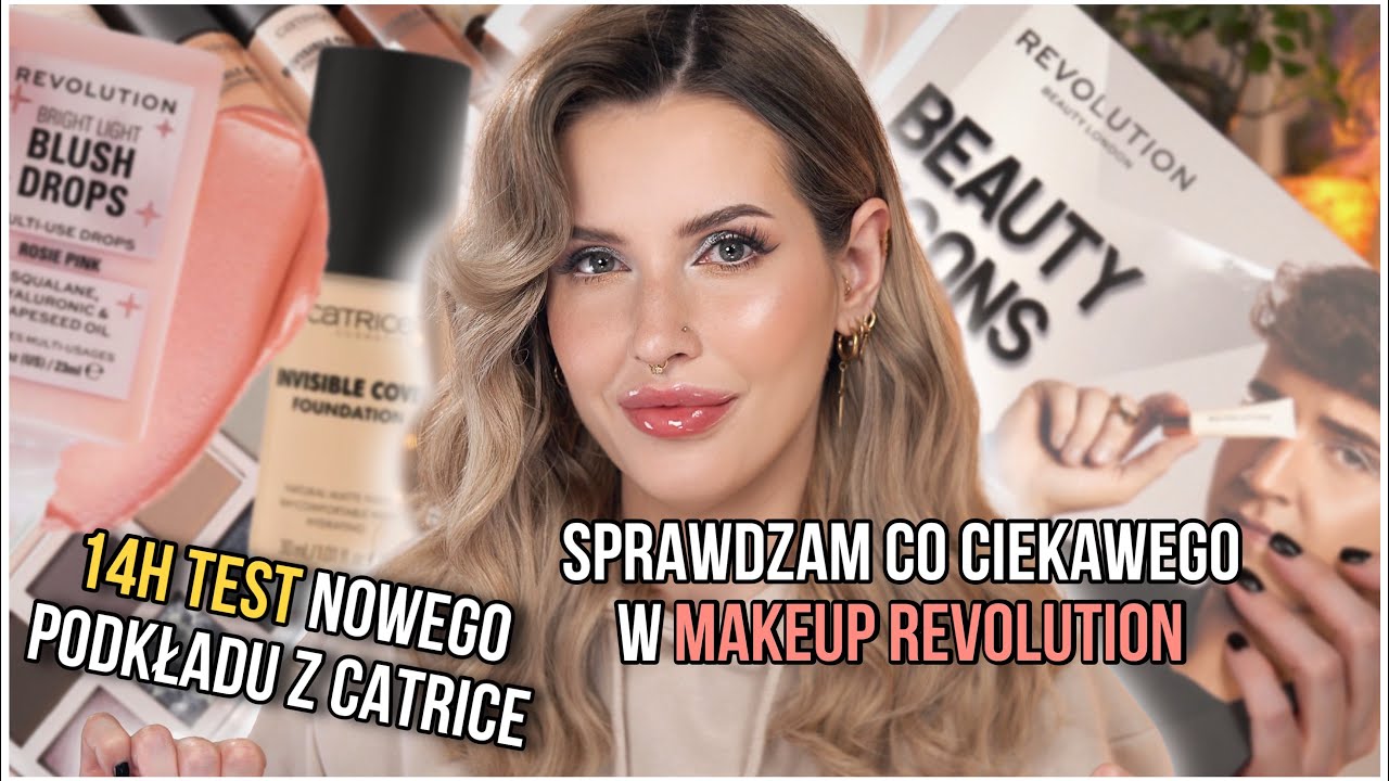 O tym podkładzie jest głośno!- Catrice Invisible Cover i  paczka nowości od Makeup Revolution