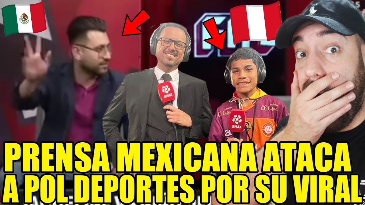 PRENSA MEXICANA ATACA a POL DEPORTES por ENVIDIA de su VIRAL!!