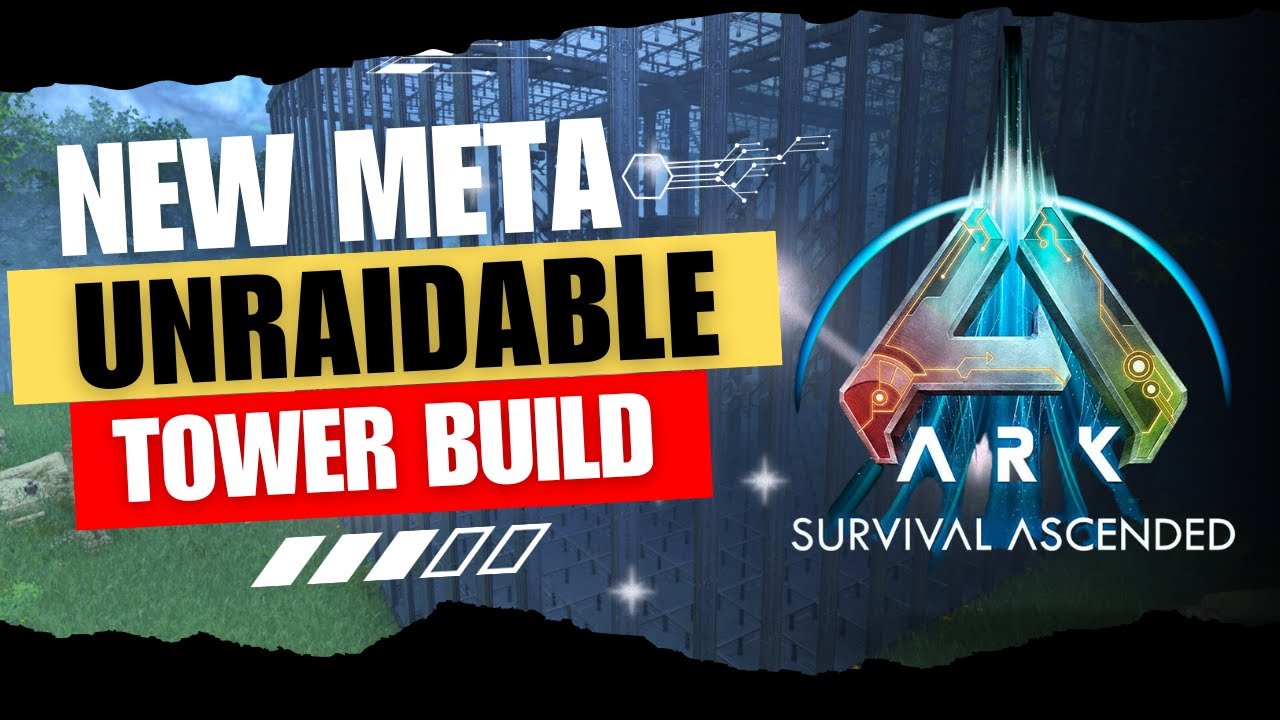 NEW Unraidable Tower Build Ark Survival Ascended PVP Official #ark #asa #arksurvivalascended