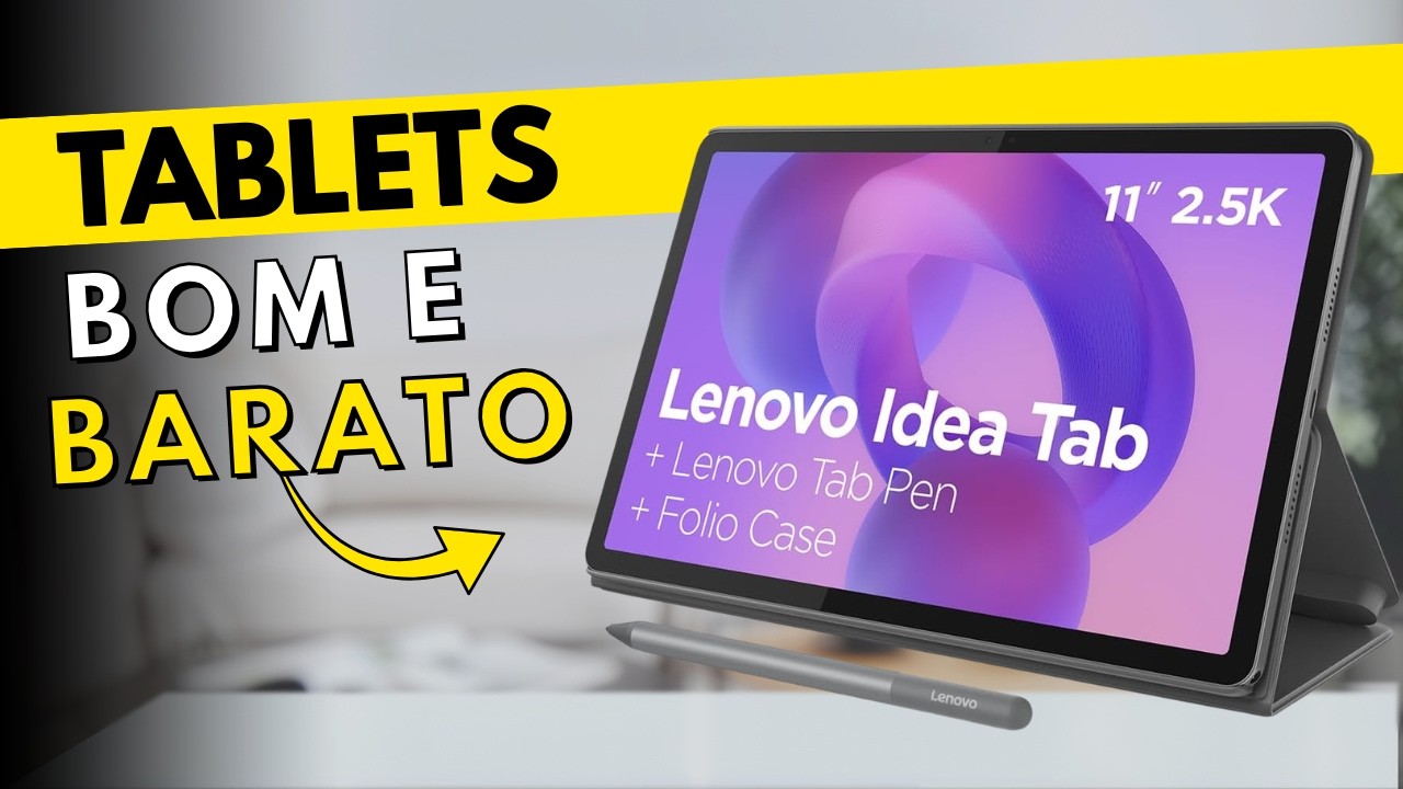 Os 5 MELHORES Tablets BOM e BARATO com CANETINHA em 2026!