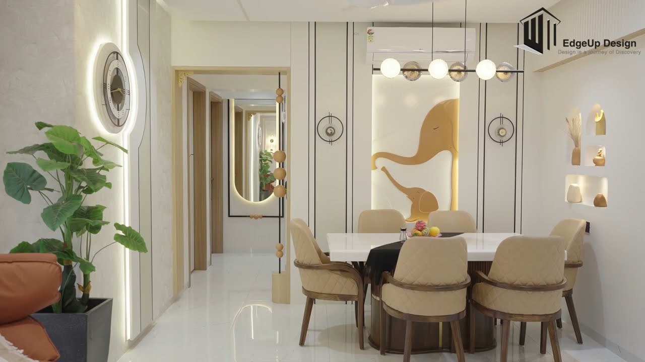 3 BHK Apartment Interior Design | EdgeUp Design