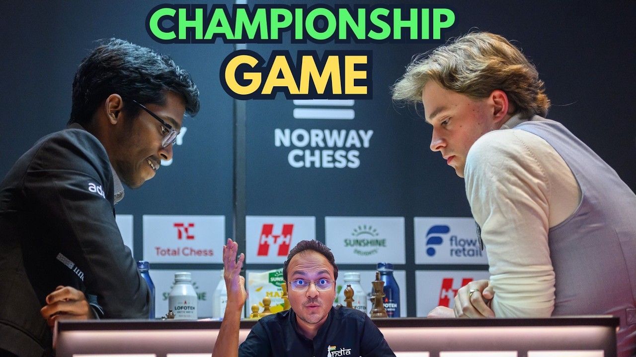 Партия, определившая чемпиона Norway Chess 2026 | Прагнанандха против Каймера