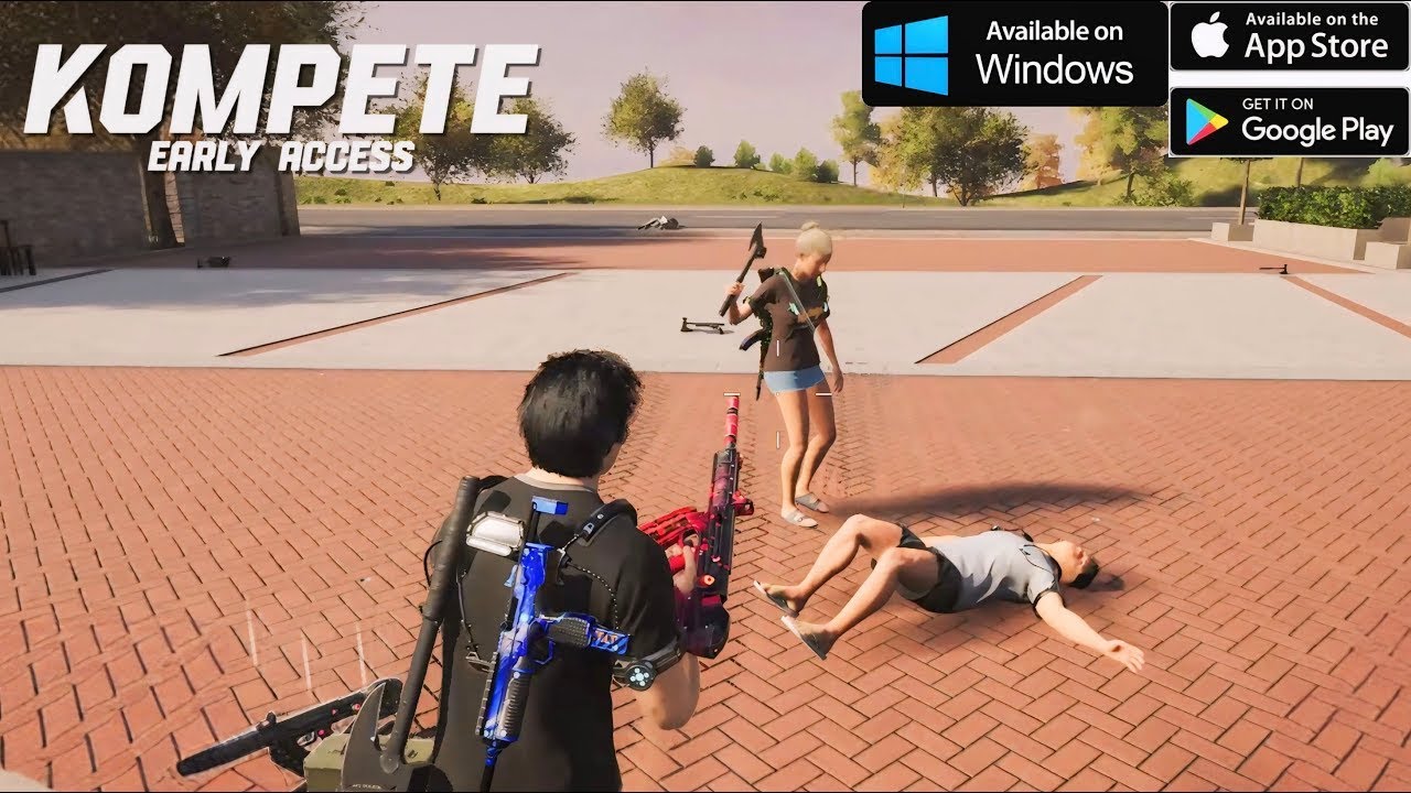 I CANT LOSE WITH NEW ALIEN BLASTER IN KOMPETE BATTLE ROYALE